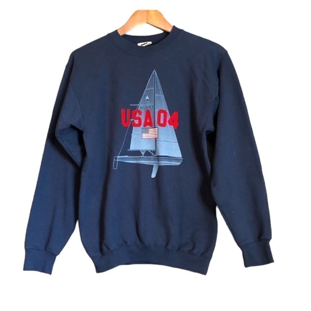 Open road trading co vintage crew neck sweater